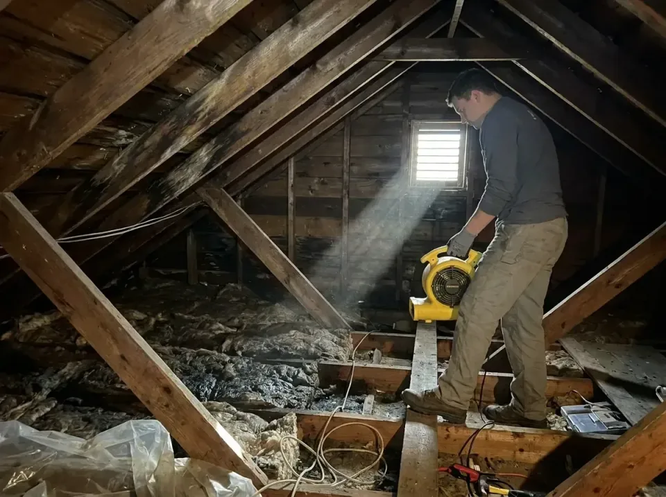 attic-water-damage-drying-proc-007 — frequently asked questions, Emergency Water Extraction & 24/7 Flood Response in Hoyt La…